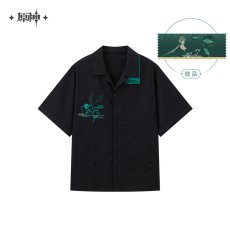 画像2: 原神　森林と飛砂　アルハイゼン　イメージシャツ　特典カード付き【予約10月下旬】 (2)