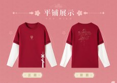 画像15: 原神　八重神子イメージ　フェイクレイヤードTシャツ　特典アクスタ付き【予約12月中旬】 (15)