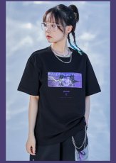 画像12: 原神　雷電将軍イメージファッション　Tシャツ (12)
