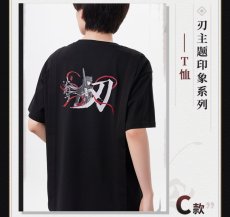 画像3: 崩壊：スターレイル　刃イメージ　Tシャツ・C【予約10月中旬】 (3)